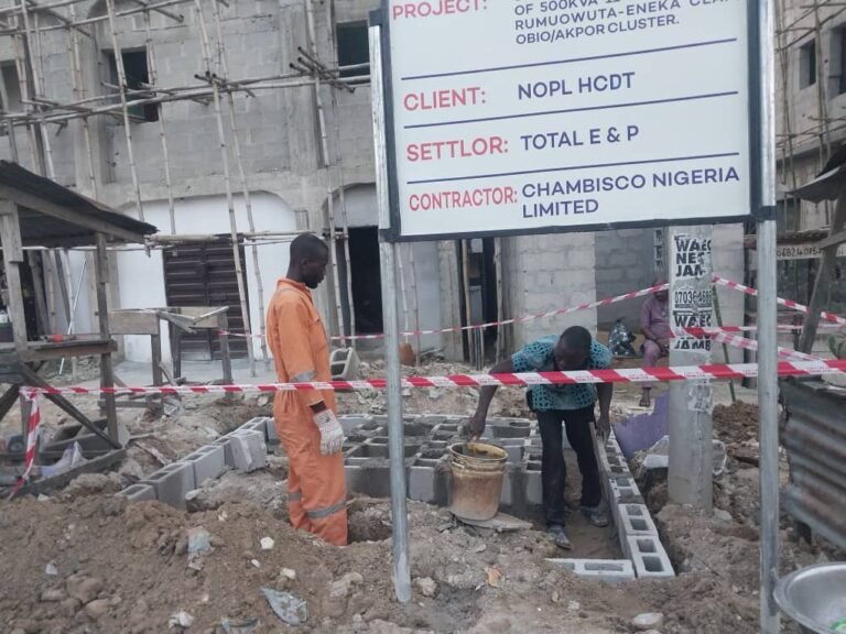 THE INSTALLATION OF 500 KVA 11 LINE PROJECT  AT RUMUOWUTA-ENEKA, OBIO/AKPOR, RIVER STATE. IN PROGRESS