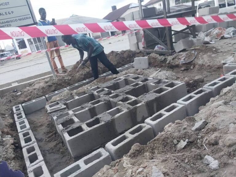WORK IN PROGRESS ON THE INSTALLATION OF THE 500 KVA 11 LINE PROJECT AT RUMUOWUTA-ENEKA, OBIO-AKPOR, RIVER STATE.