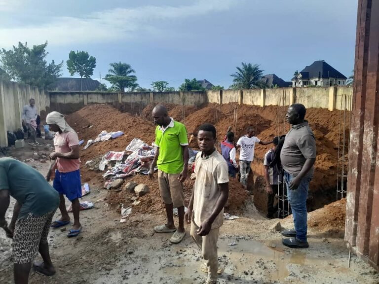 THE PROJECT OF 14 UNIT SELF CONTAIN FOR THE COMMUNITIES/FAMILIES OF RUKPOKWU, OBIO-AKPOR CLUSTER GOING ON.