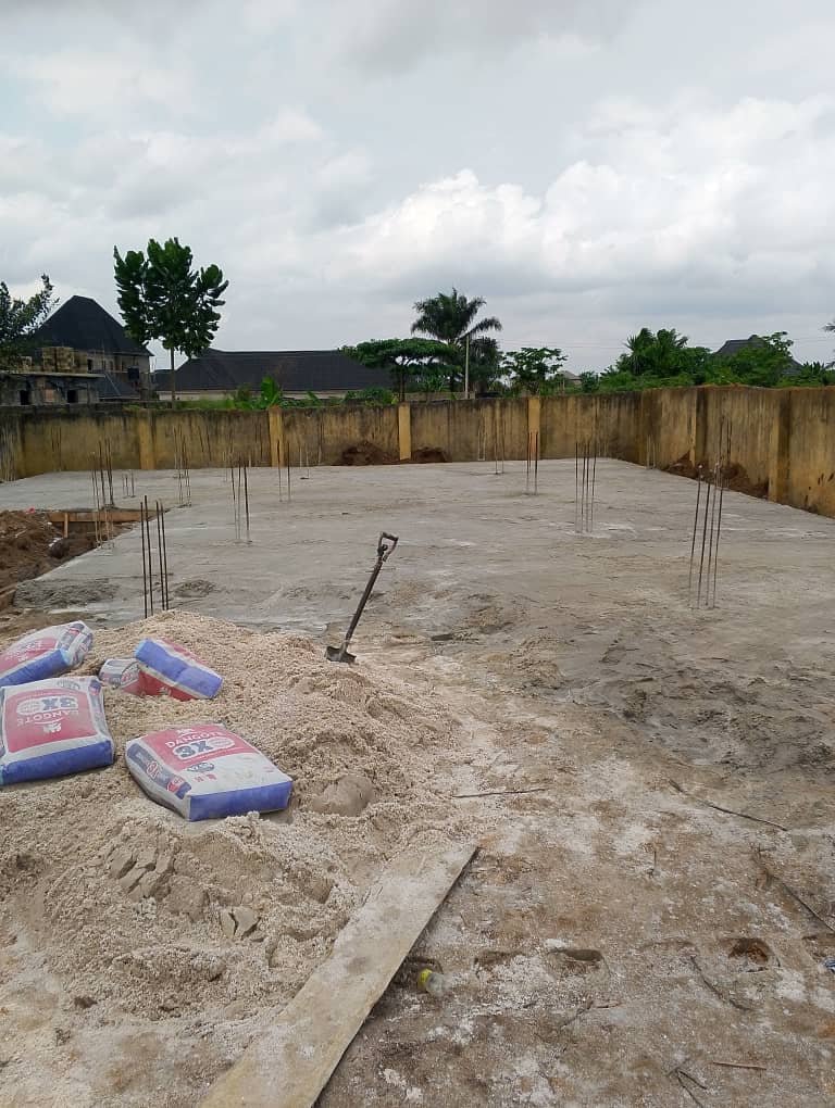 PICTURE NO. 1-4 IS A DISPLAY OF THE BUILDING OF 14 UNIT OF SELF CONTAIN IN RUKPOKWU-OBIO/AKPOR CLUSTER.