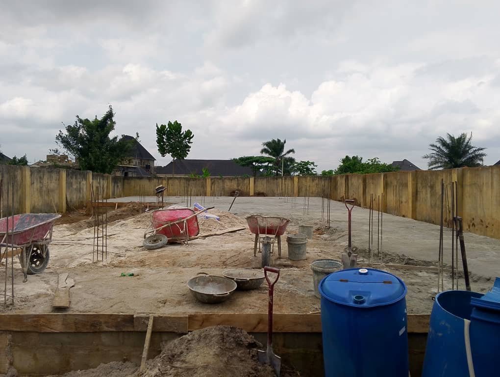 PICTURE NO. 3: THE 4 UNIT OF SELF CONTAIN AT RUKPOKWU-OBIO/AKPOR CLUSTER IN PROGRESS