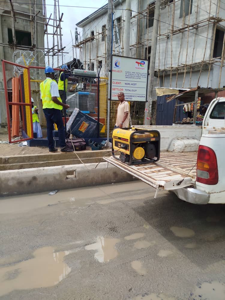 PICTURE NO. 3: THE SUPPLY & INSTALLATION OF 500 KVA TRANSFORMER IN OBIO-AKPOR CLUSTER.