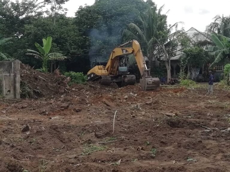 PIX 2(22): BULLDOZING & CLEARING THE SITE